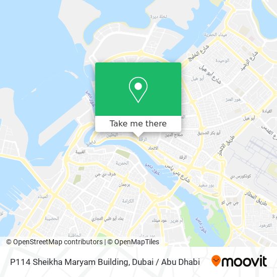 P114 Sheikha Maryam Building map