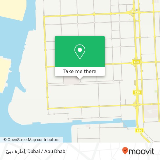 إمارة دبيّ map