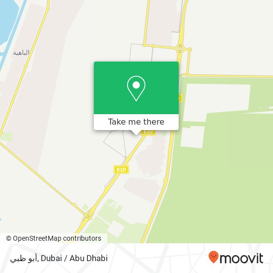 أبو ظبي map