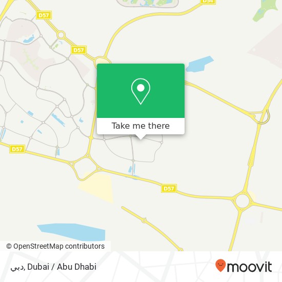 دبي map