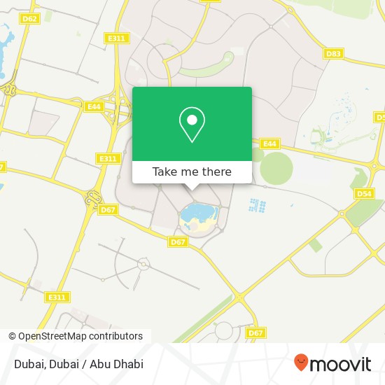 Dubai map