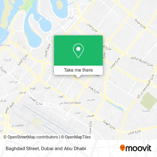 Baghdad Street map