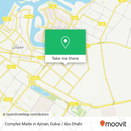 Complex Made in Ajman map