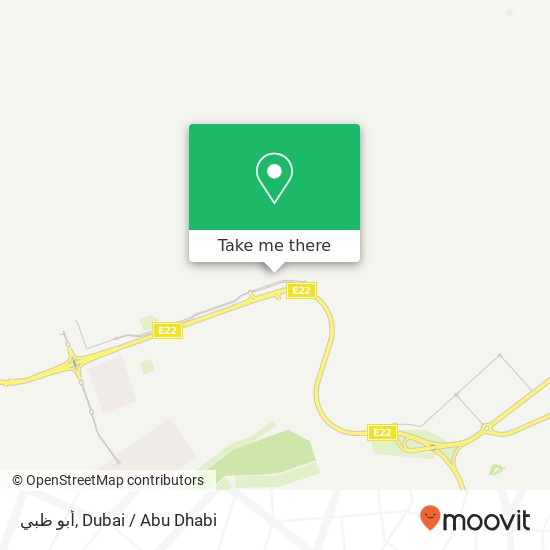 أبو ظبي map