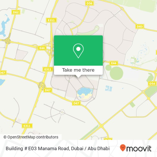 Building # E03 Manama Road map