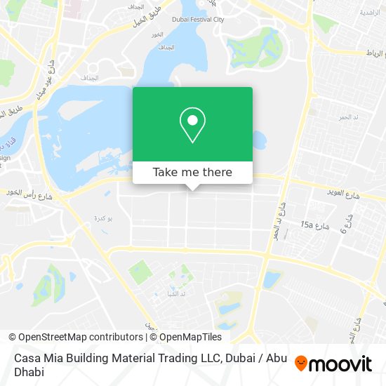 Casa Mia Building Material Trading LLC map