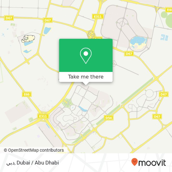 دبي map