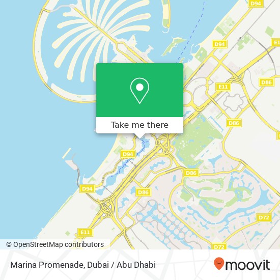 Marina Promenade map