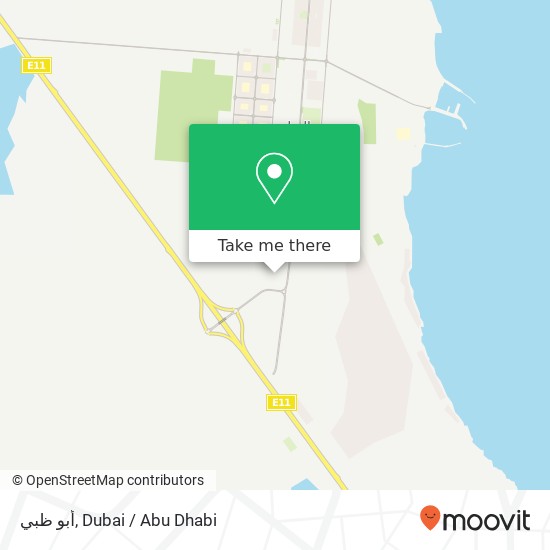 أبو ظبي map