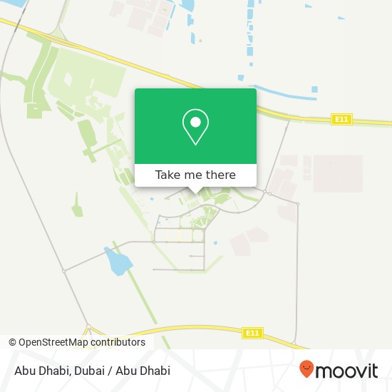 Abu Dhabi map