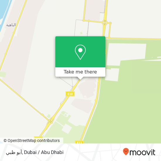 أبو ظبي map