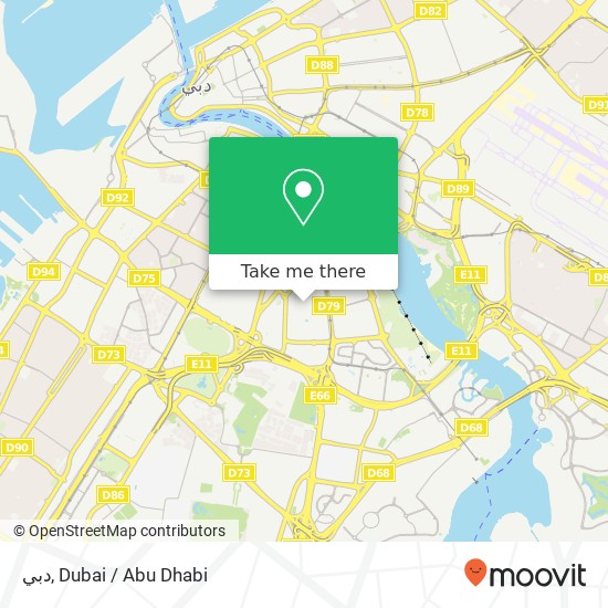 دبي map