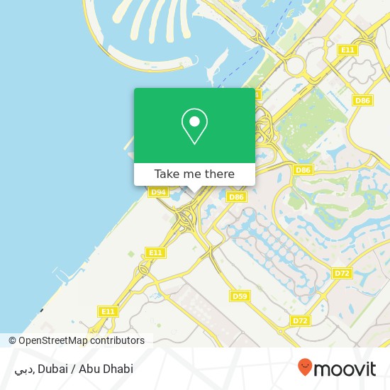 دبي map