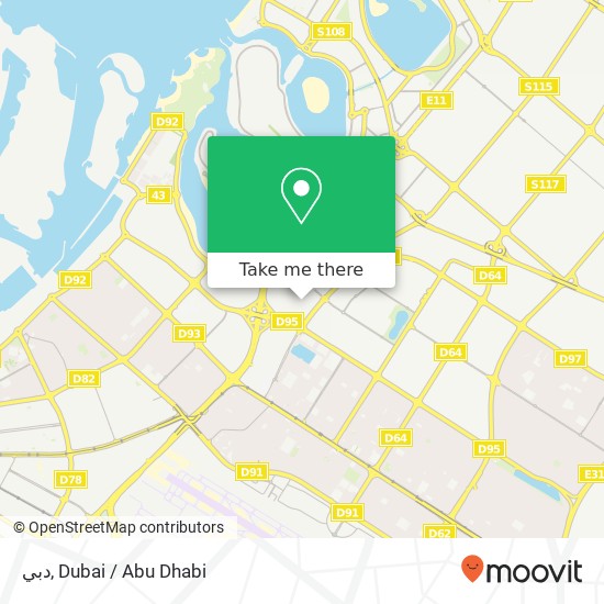 دبي map