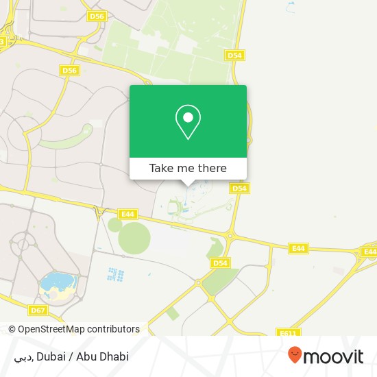 دبي map