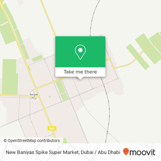 New Baniyas Spike Super Market map