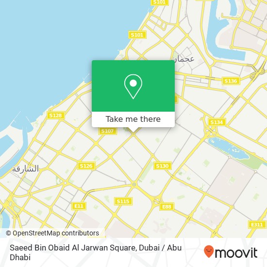 Saeed Bin Obaid Al Jarwan Square map