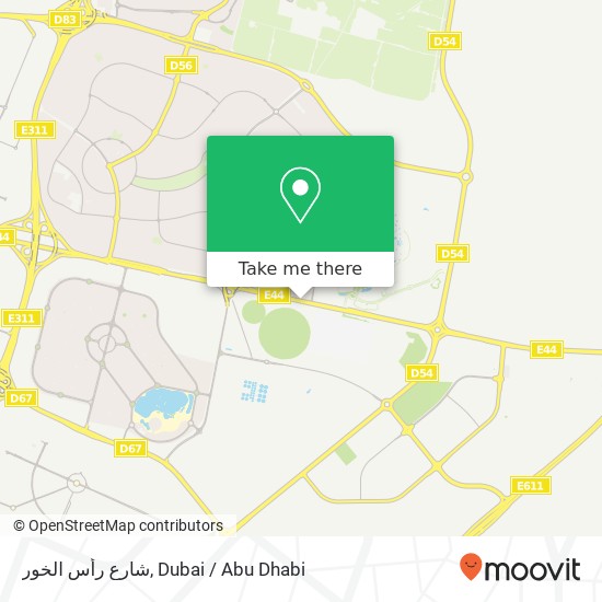 شارع رأس الخور map