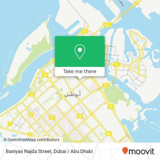 Baniyas Najda Street map