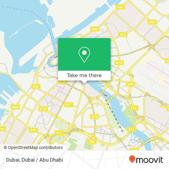 Dubai map