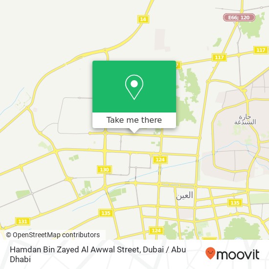 Hamdan Bin Zayed Al Awwal Street map