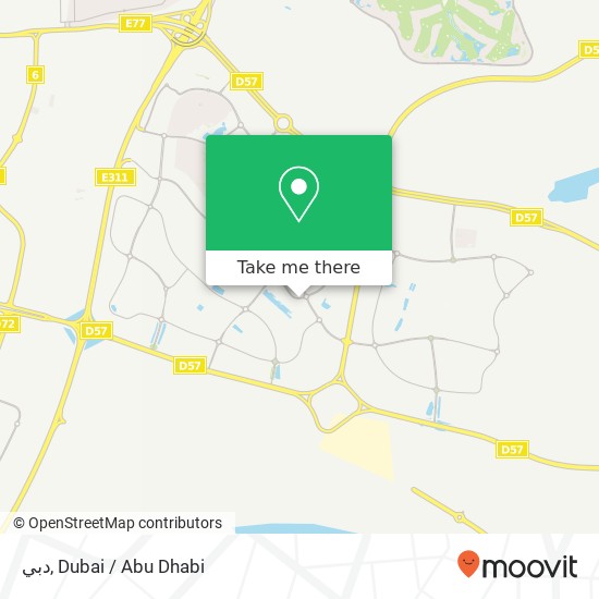 دبي map