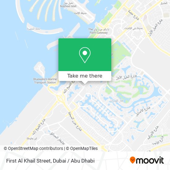 First Al Khail Street map