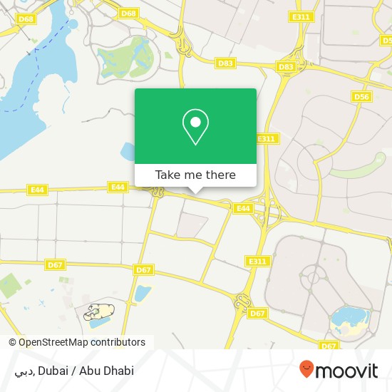 دبي map