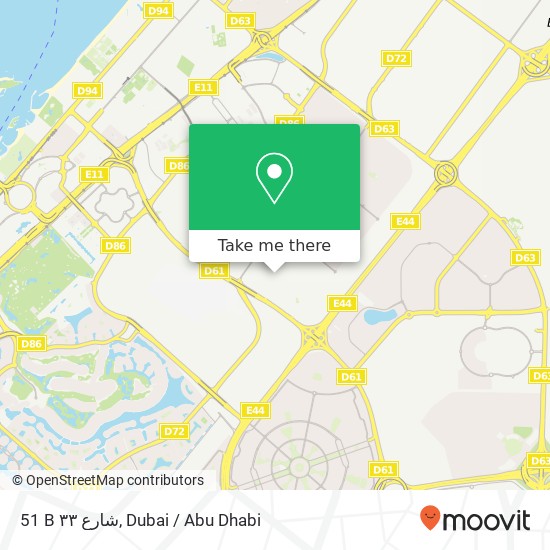 51 B شارع ٣٣ map