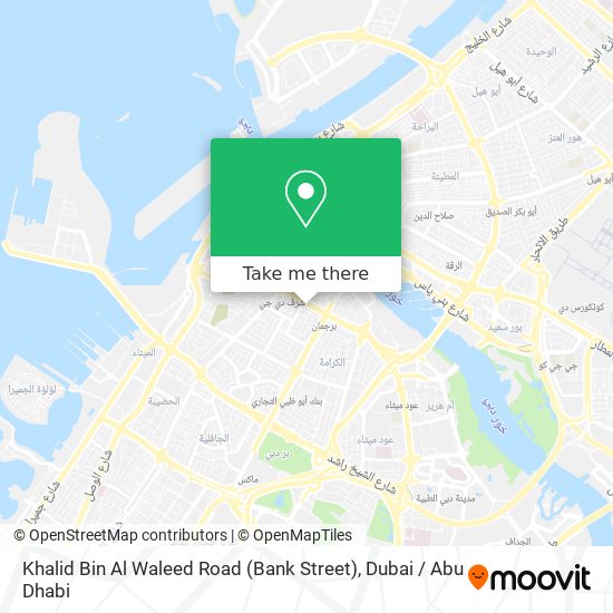 Khalid Bin Al Waleed Road (Bank Street) map