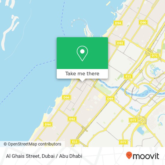 Al Ghais Street map