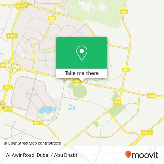 Al Awir Road map