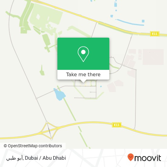 أبو ظبي map