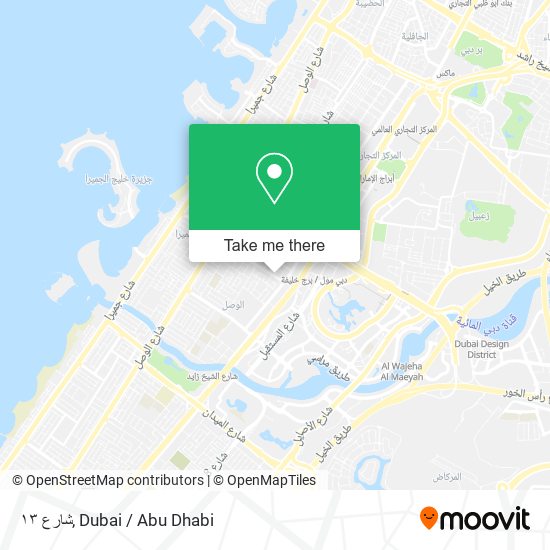 شارع ١٣ map