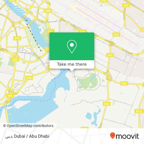 دبي map