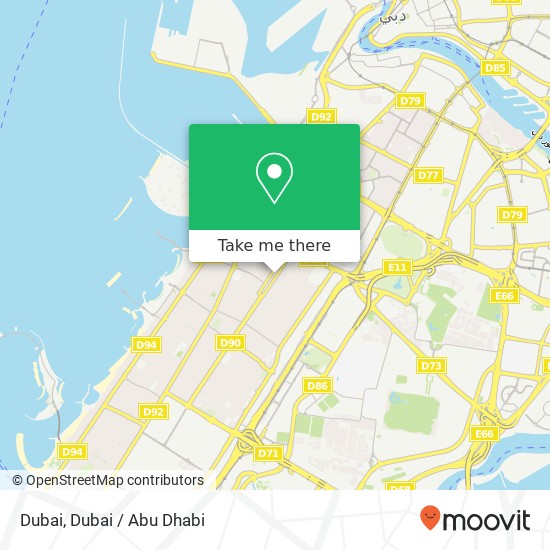 Dubai map