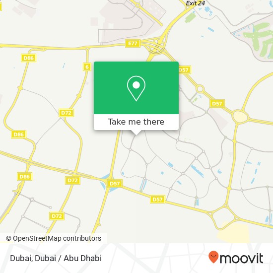 Dubai map