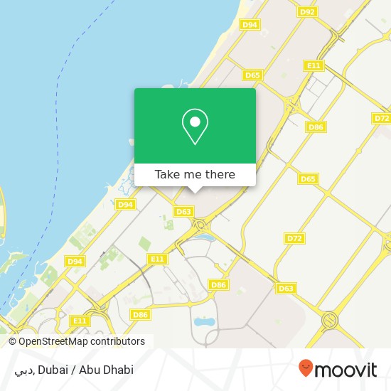 دبي map