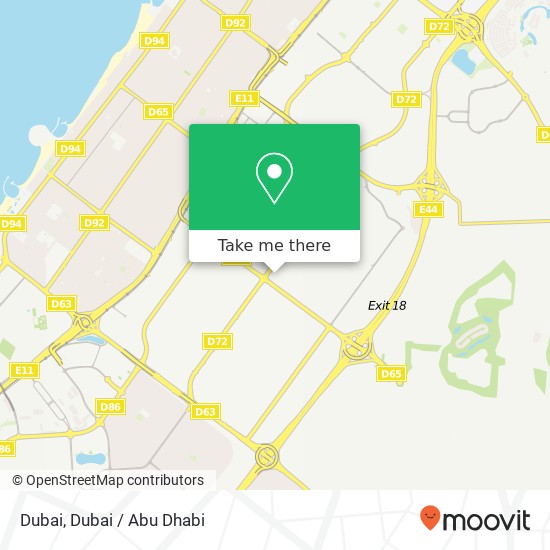 Dubai map