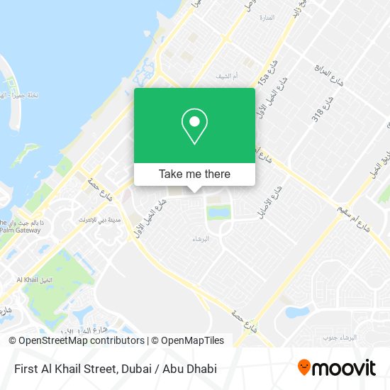 First Al Khail Street map