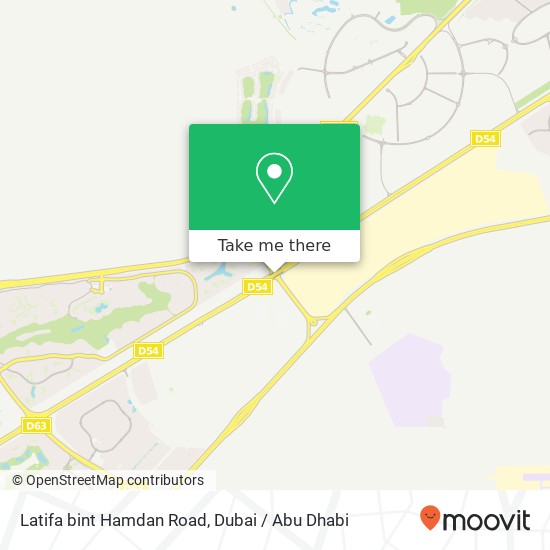 Latifa bint Hamdan Road map