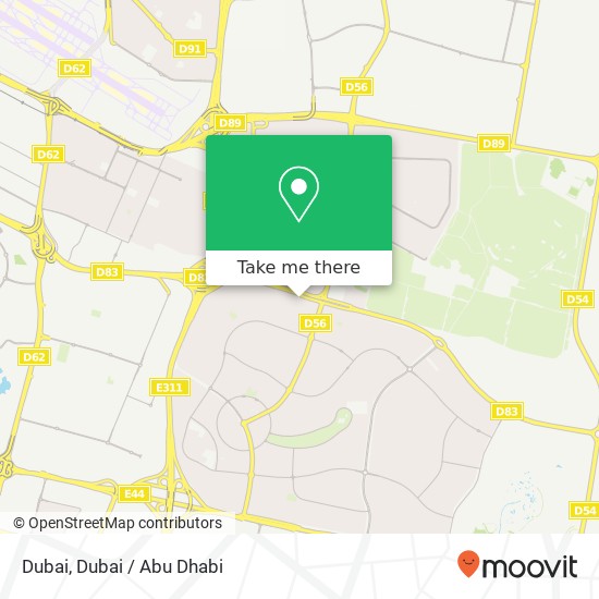 Dubai map