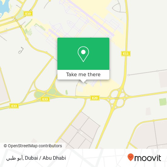 أبو ظبي map