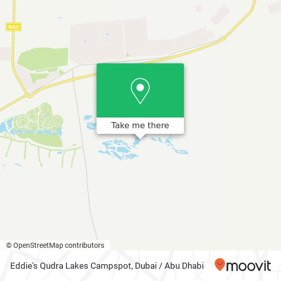Eddie's Qudra Lakes Campspot map