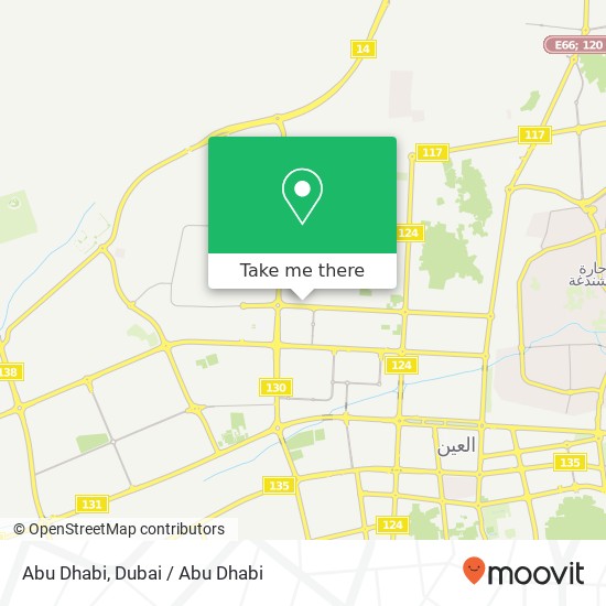 Abu Dhabi map