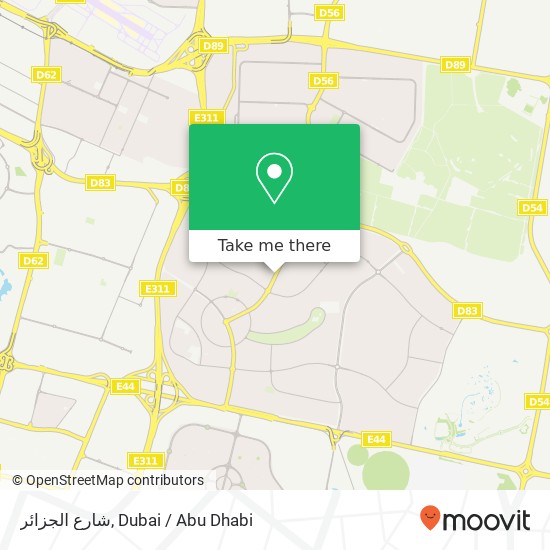 شارع الجزائر map