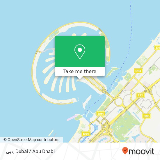 دبي map