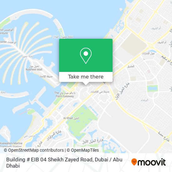 Building # EIB 04 Sheikh Zayed Road map