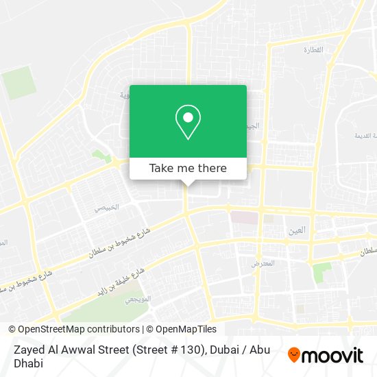 Zayed Al Awwal Street (Street # 130) map