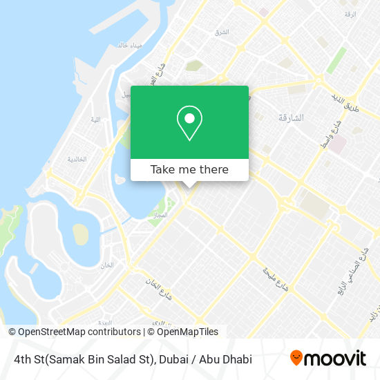 4th St(Samak Bin Salad St) map